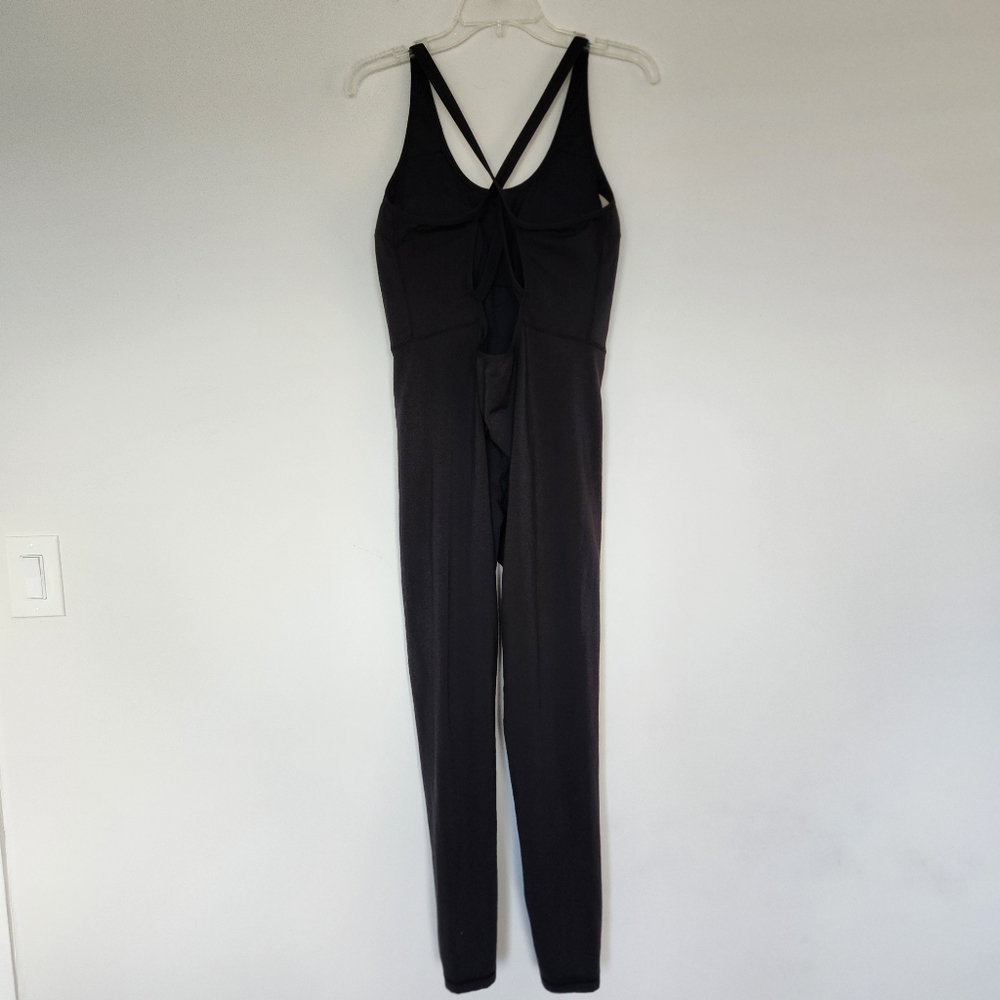 Lovesoft Yoga Workout Backless Bodysuit Dance Unitard Jumpsuit Gym Black XXL - Picture 6 of 13
